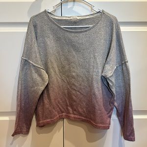 Lucky Brand Ombré shirt Women’s Pink and Grey XL